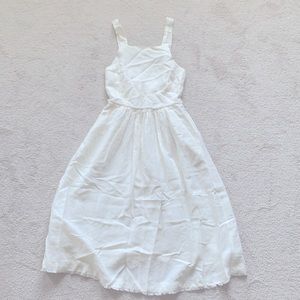 TNA Wilfred white linen dress